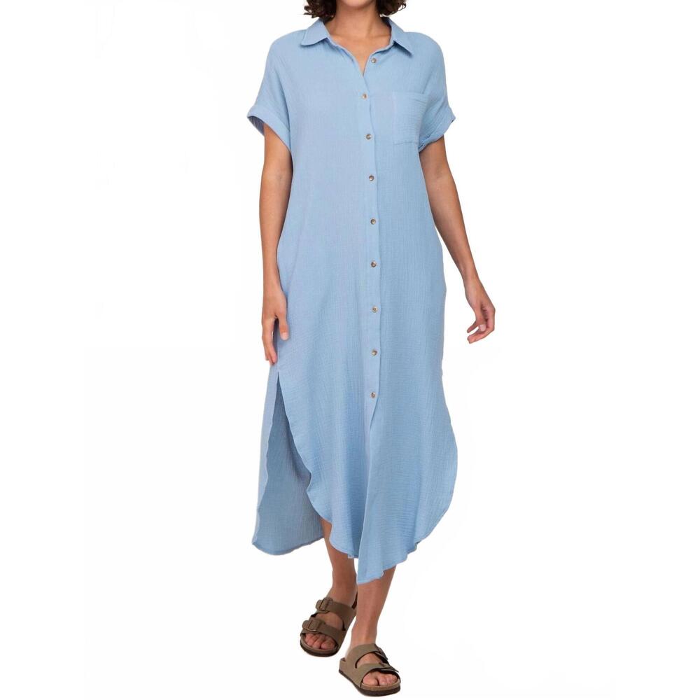 NEW BLUIVY the willa dress in light blue
